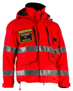 GIACCA EVENT 10 RAINTECH UCB Rosso Fluo