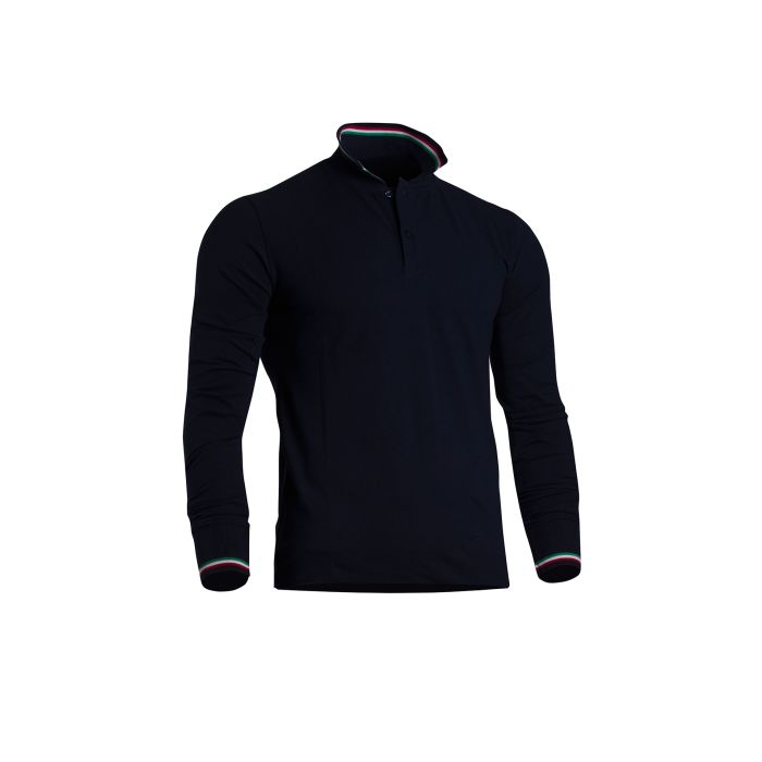 Polo TRICOLORE (manica lunga)