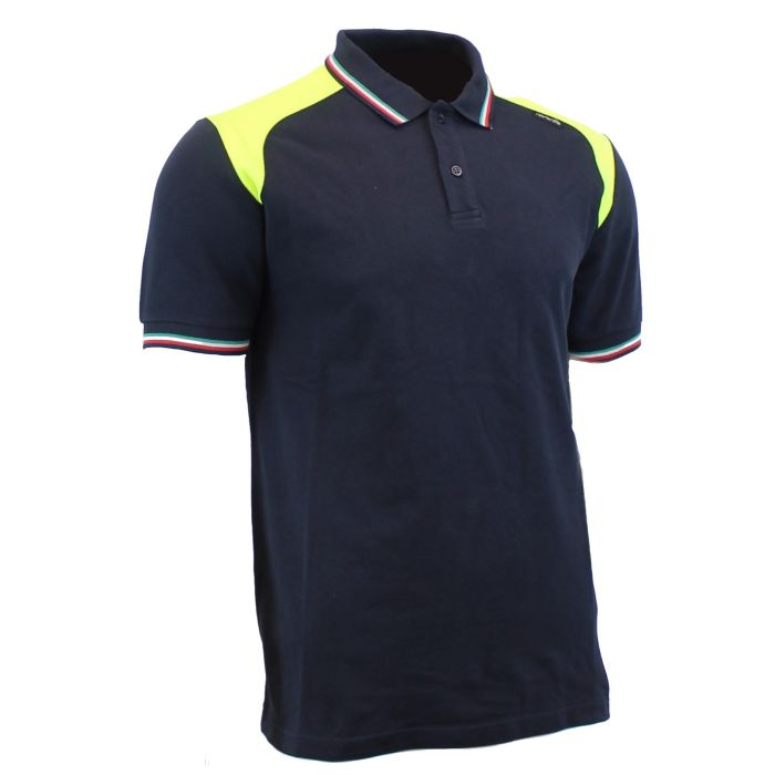 POLO M/C ONE TRICOLORE