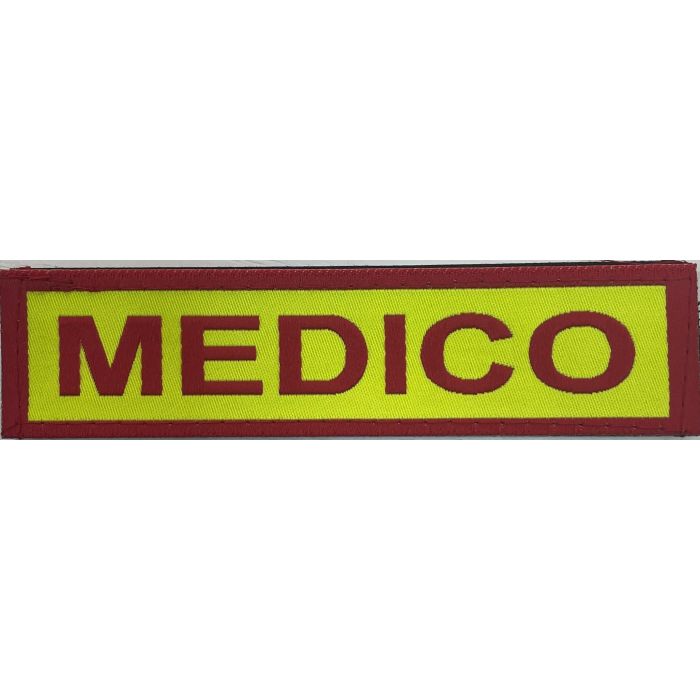 QUALIF. HD 20*5 "MEDICO" ROSSO-GIALLO