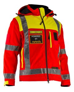 GIACCA TOWN BASIC Rosso Fluo 3XL