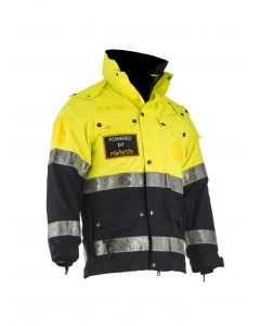 GIACCA TREK RAINTECH UCB Blu/Giallo Fluo