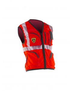 GILET MULTIX II  Rosso Fluo 3XL