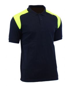 POLO M/M ONE 0 Blu/Giallo Fluo 3XL