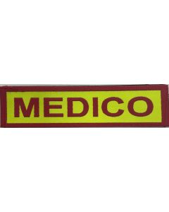 QUALIF. HD 20*5 "MEDICO" ROSSO-GIALLO