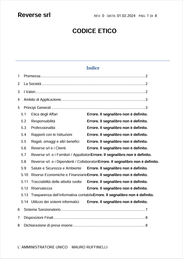 Codice etico